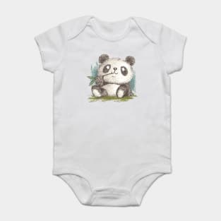 Panda Baby Bodysuit